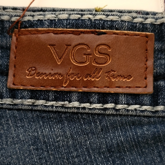 VGS DENIM for all time midrise bootcut 👖 jeans sequins on back pockets - Picture 5 of 5